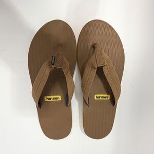 Hari Mari Flip Flops Men 13 Brown Tobacco Dunes Boat Safe Waterproof Memory Foam